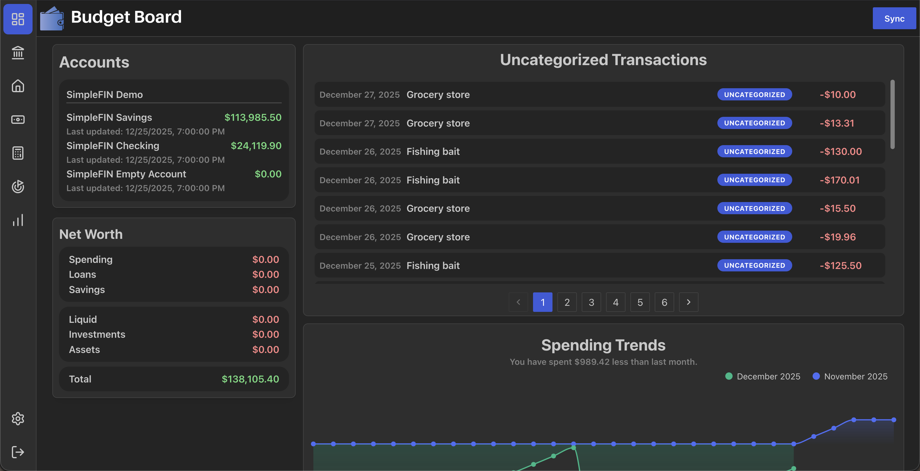 Old Dashboard UI